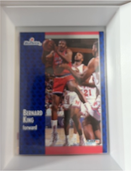1991-92 Fleer #208 Bernard King — front
