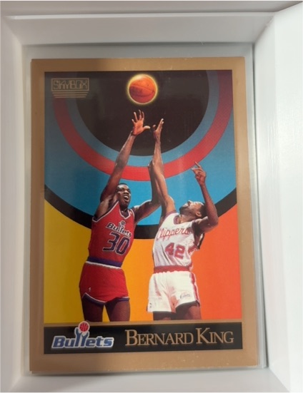 1990-91 Skybox #291 Bernard King Washington Bullets — front