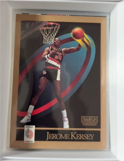 1990-91 Skybox #236 Jerome Kersey Portland Trail Blazers — front