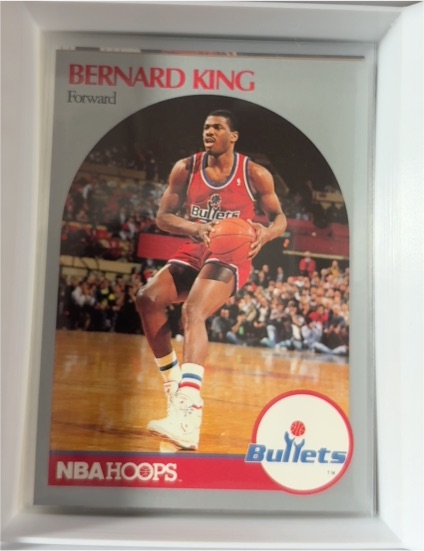 1990 NBA Hoops #300 Bernard King — front