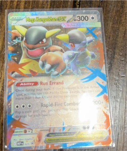 2025 Pokémon Mega Kangaskhan EX #025 — front