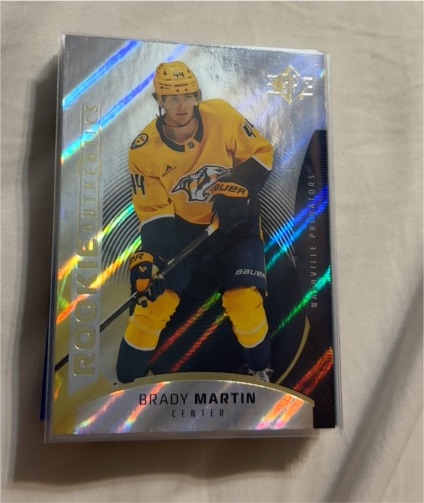 2025-26 Upper Deck SP #120 Brady Martin — front