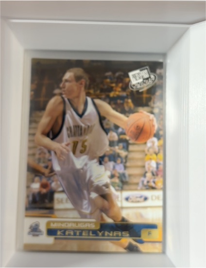 2005-06 Press Pass #21 Mindaugas Katelynas — front