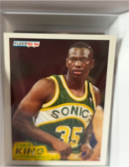 1993-94 Fleer #383 Chris King — front