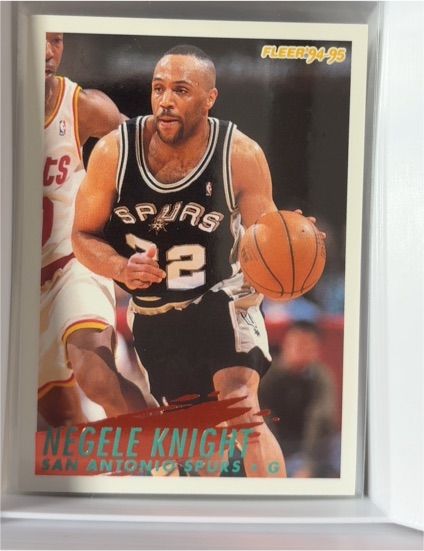 1994-95 Fleer #206 Negele Knight — front