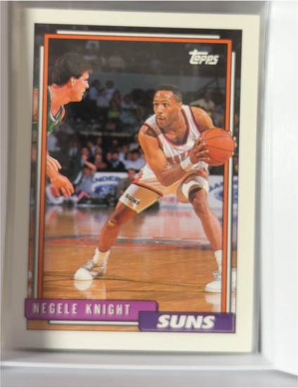 1992-93 Topps #84 Negele Knight Phoenix Suns — front