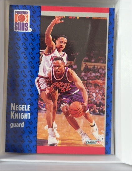 1991-92 Fleer #162 Negele Knight — front