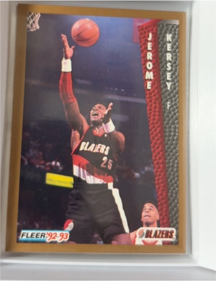1992-93 Fleer #188 Jerome Kersey — front