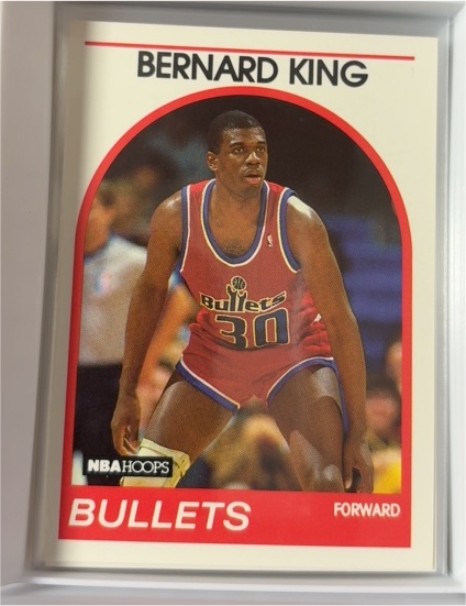 1989 NBA Hoops #240 Bernard King — front