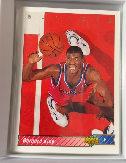 1992-93 Upper Deck #286 Bernard King — front