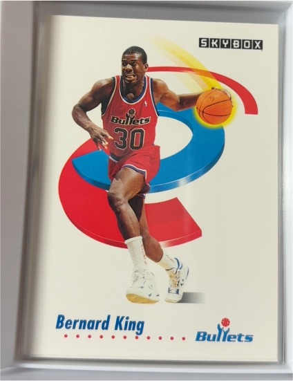 1991-92 Skybox #294 Bernard King — front