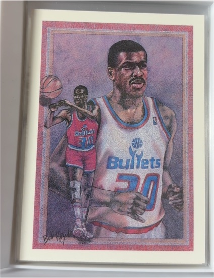 1990-91 NBA Hoops #381 Bernard King — front