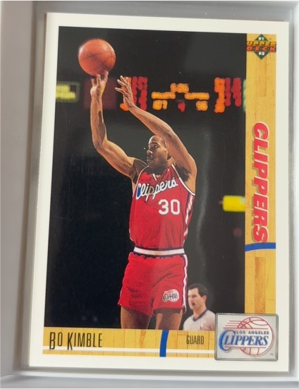 1991-92 Upper Deck #114 Bo Kimble — front