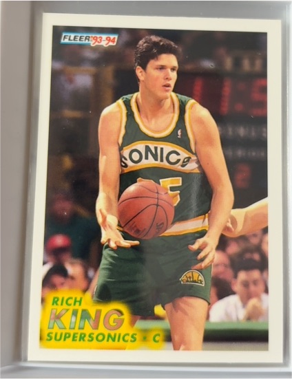 1993-94 Fleer #384 Rich King — front