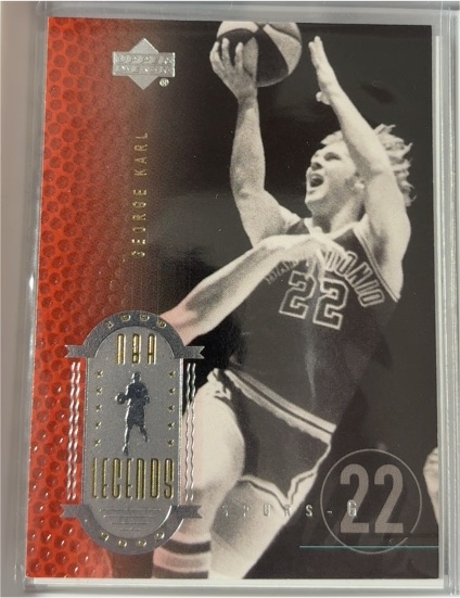 1999-00 Upper Deck NBA Legends #19 George Karl — front