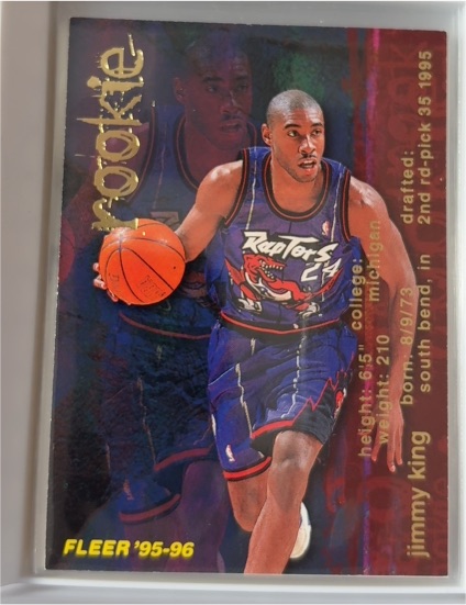 1995-96 Fleer #296 Jimmy King — front