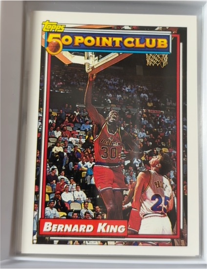 1992-93 Topps 50 Point Club #202 Bernard King — front