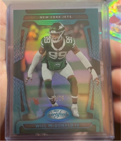 2025 Panini Certified #78 Will McDonald IV — front
