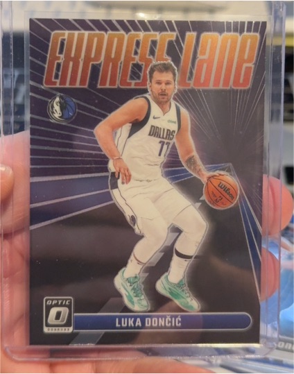 2023-24 Panini Donruss Optic #13 Luka Dončić Express Lane — front