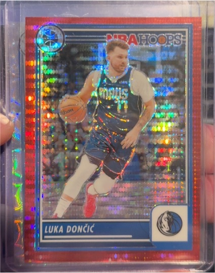 2023-24 Panini NBA Hoops Premium Stock #9 Luka Dončić — front