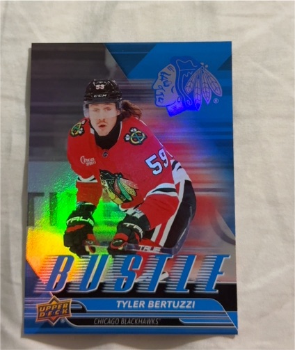 2025-26 Upper Deck Series 1 Bustle #B-7 Tyler Bertuzzi — front