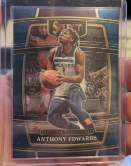 2021 Panini Select #49 Anthony Edwards — front