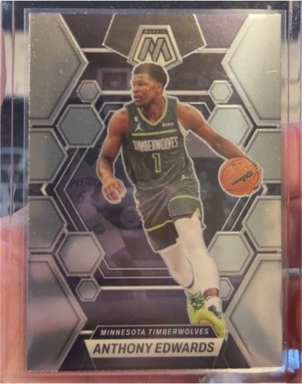 2022-23 Panini Mosaic #26 Anthony Edwards — front