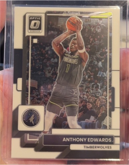 2022-23 Donruss Optic #45 Anthony Edwards — front