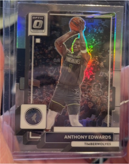 2022-23 Panini Donruss Optic #45 Anthony Edwards — front