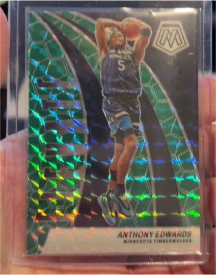 2023-24 Panini Mosaic Elevate #19 Anthony Edwards — front