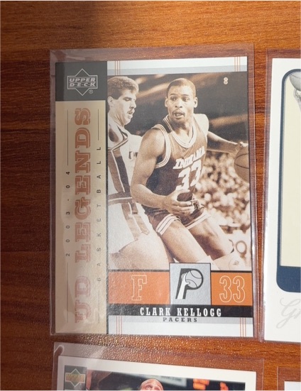 2000 Upper Deck Legends #8 Clark Kellogg — front