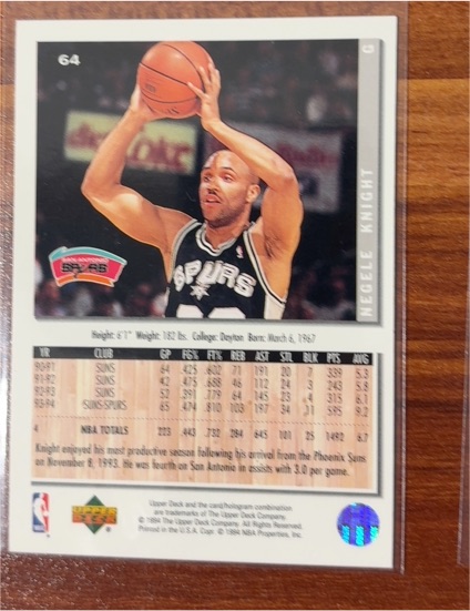 1993-94 Upper Deck #64 Mecolee Knight — front