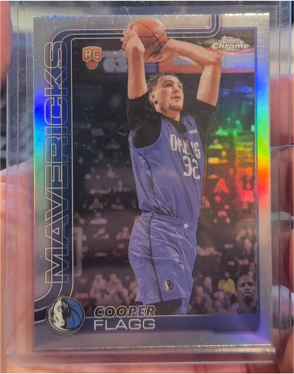 2025 Topps Chrome #251 Cooper Flagg — front