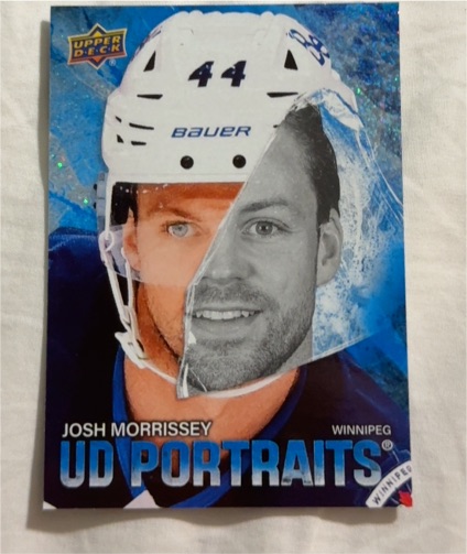 2025-26 Upper Deck Series 1 UD Portraits #P-18 Josh Morrissey — front