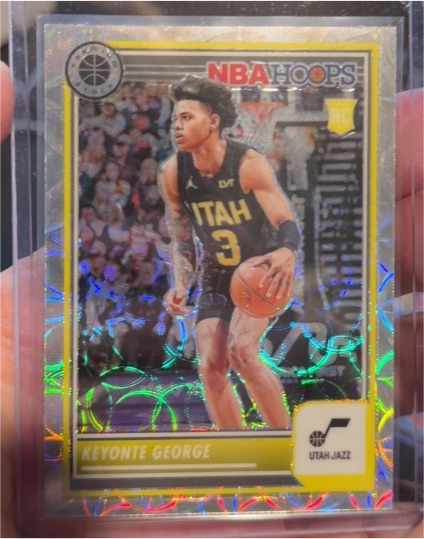 2023-24 Panini NBA Hoops Premium Stock #98 Keyonte George — front
