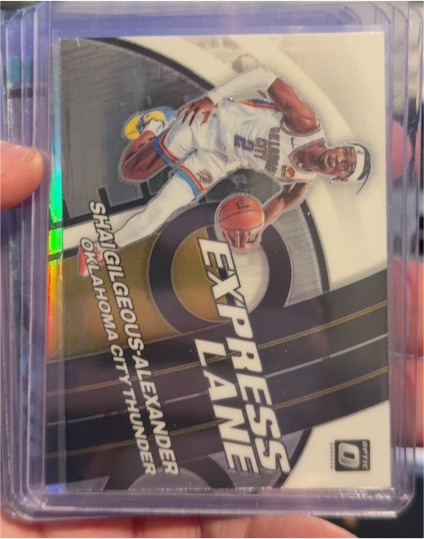 2021-22 Panini Donruss Optic #17 Shai Gilgeous-Alexander Express Lane — front