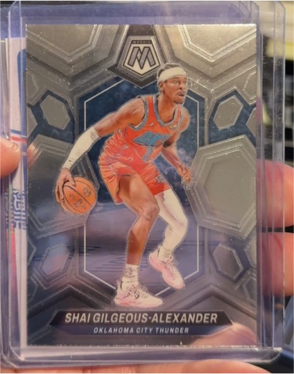 2023-24 Panini Mosaic #85 Shai Gilgeous-Alexander — front