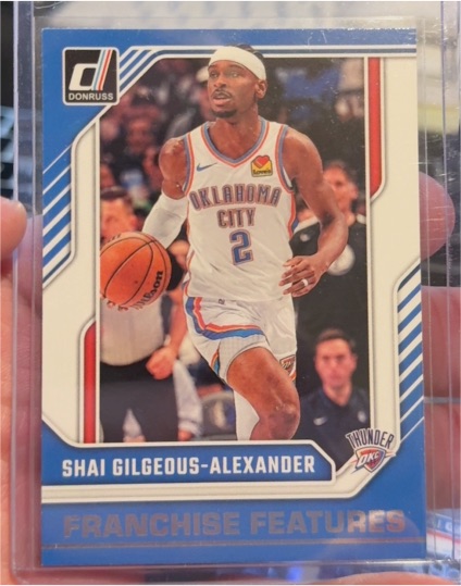2024-25 Panini Donruss #27 Shai Gilgeous-Alexander Franchise Features — front