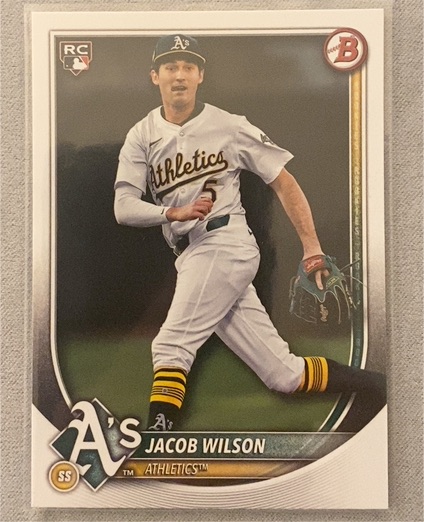 2025 Bowman #9 Jacob Wilson — front