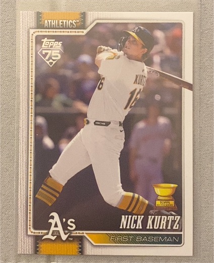 2026 Topps Series 1 #97 Nick Kurtz — front