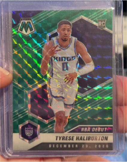 2020-21 Panini Mosaic NBA Debut #264 Tyrese Haliburton — front