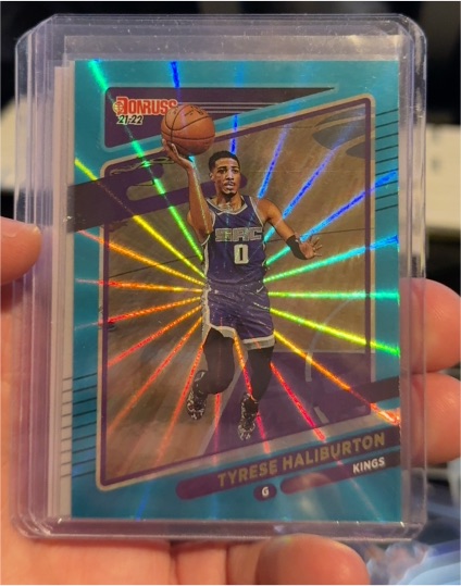 2021-22 Panini Donruss #43 Tyrese Haliburton — front