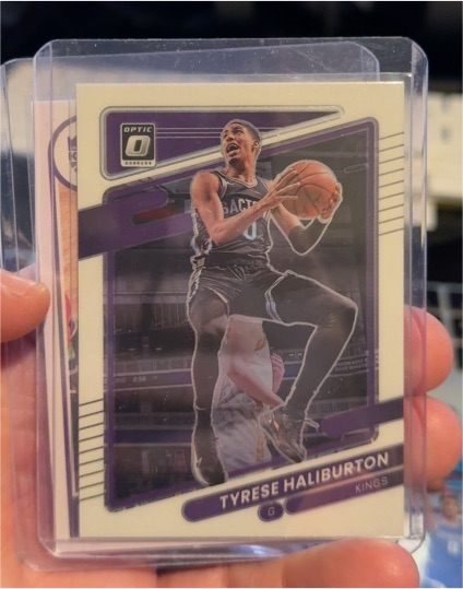 2021-22 Panini Donruss Optic #38 Tyrese Haliburton — front