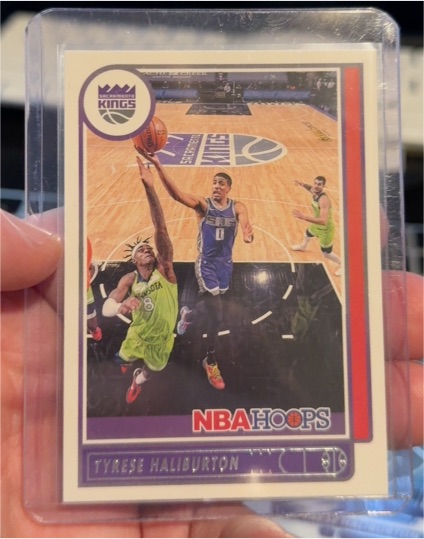 2021-22 Panini NBA Hoops #108 Tyrese Haliburton — front