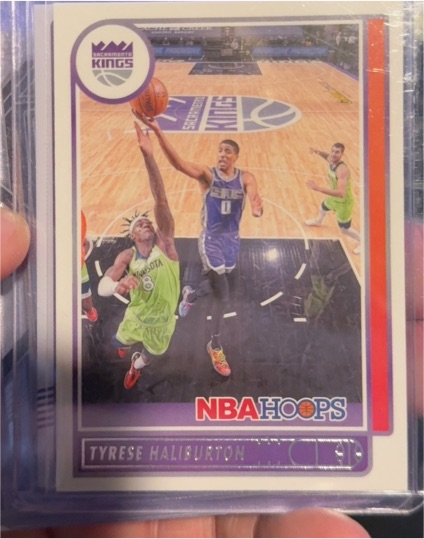 2021-22 Panini NBA Hoops #108 Tyrese Haliburton — front