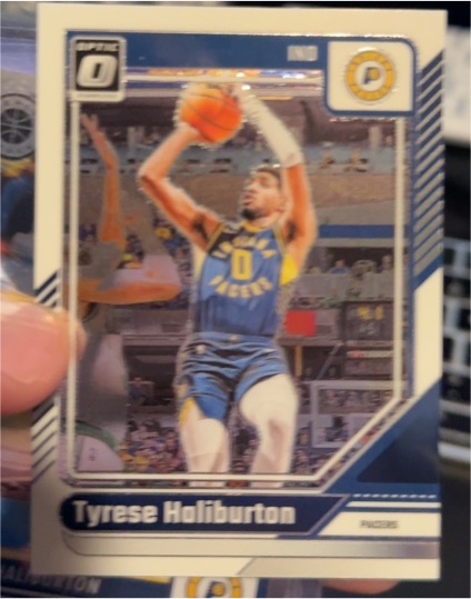 2024-25 Panini Donruss Optic #215 Tyrese Haliburton — front
