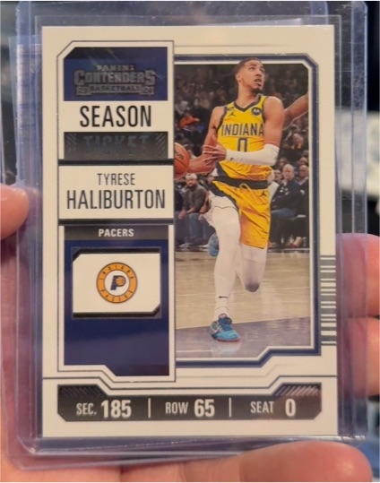 2023-24 Panini Contenders #90 Tyrese Haliburton — front