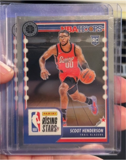 2023-24 Panini NBA Hoops Premium Stock #280 Scoot Henderson — front