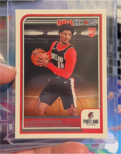 2023-24 Panini NBA Hoops #232 Scoot Henderson — front