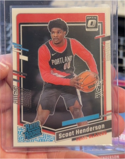 2023-24 Panini Donruss Optic #239 Scoot Henderson — front